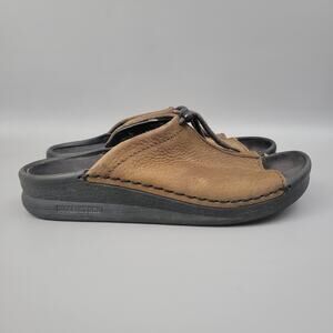 Tatami by Birkenstock Slide Sandal Womens EU 41 W10-M8 US Slip On Open Toe Brown